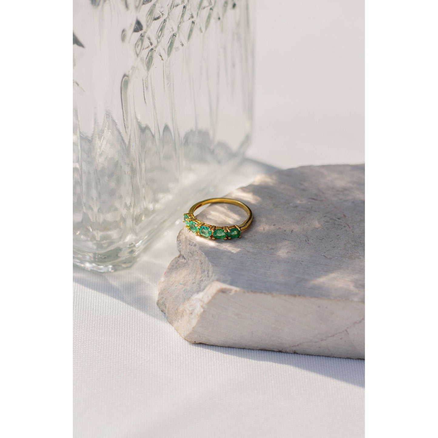 Media churumbela de esmeraldas