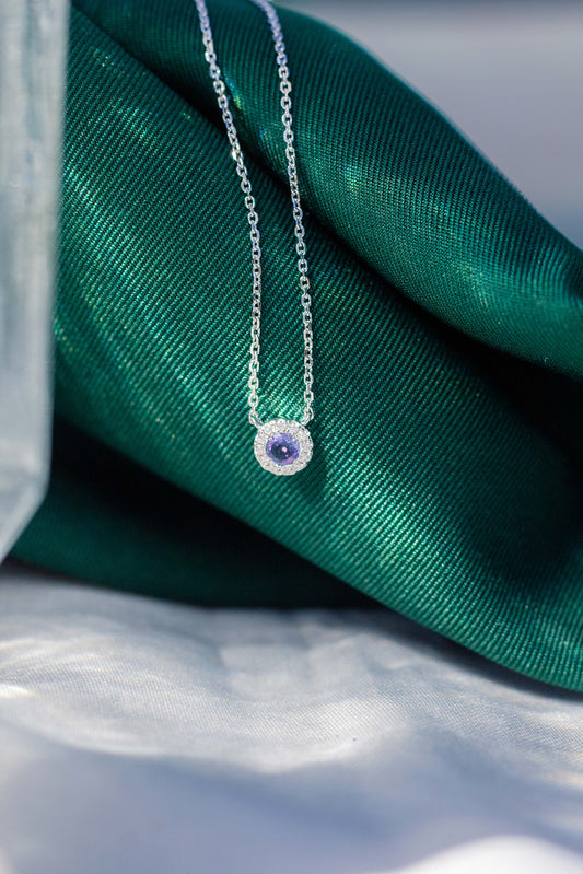 Collar tanzanita
